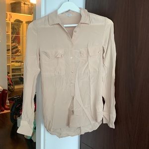 Babaton 100% Silk Button Up